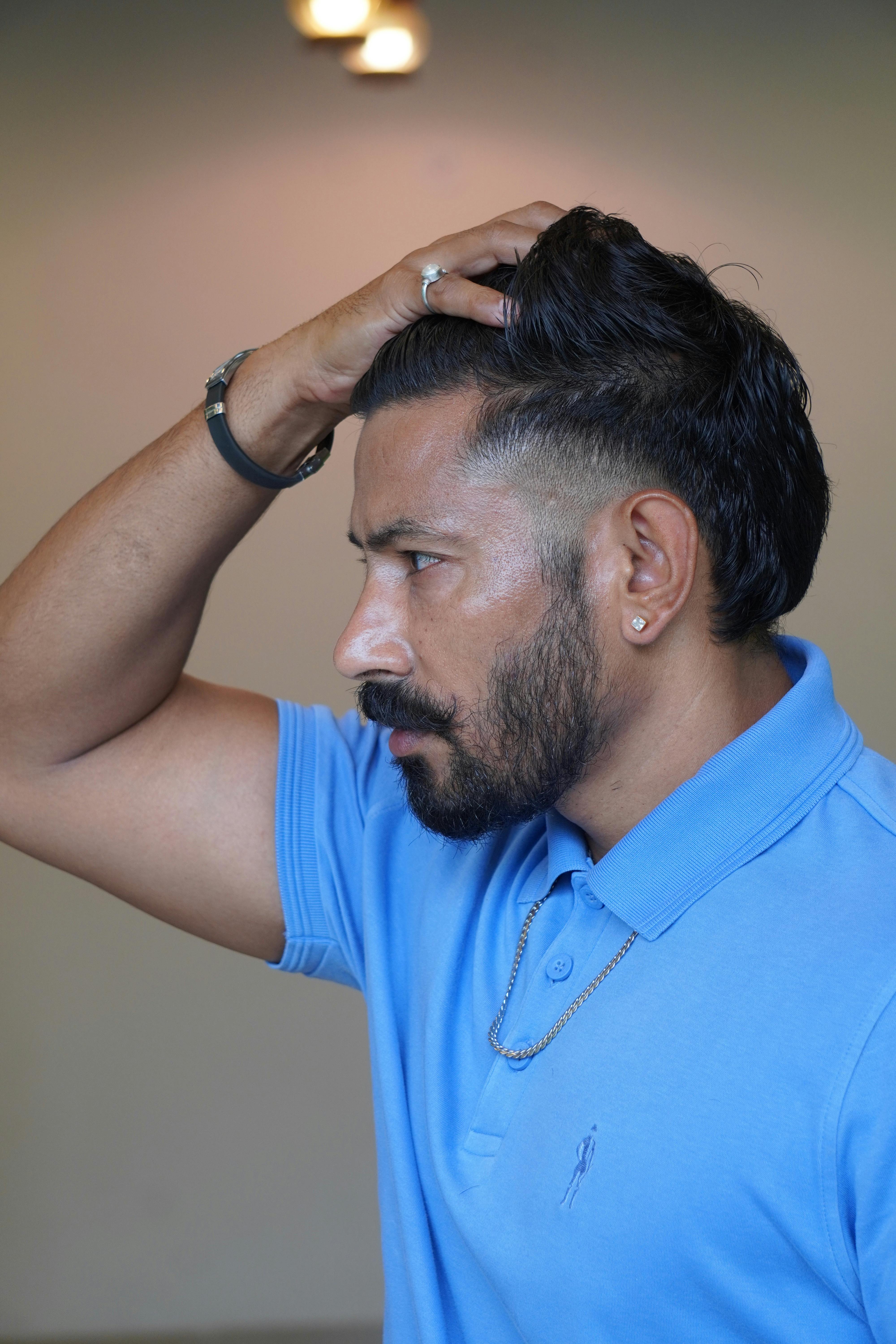 Natural Hair Patch For Men